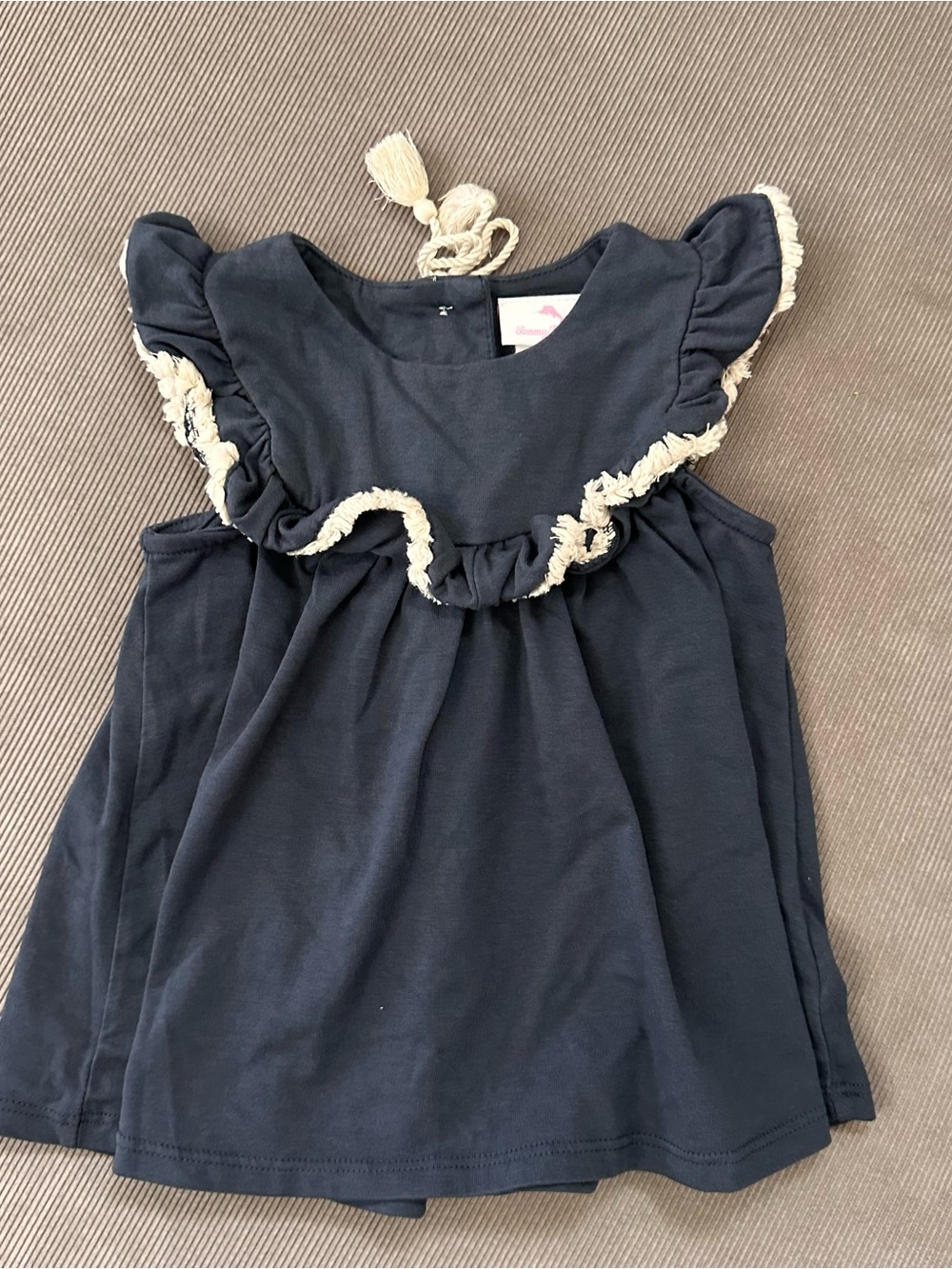 Tommy Bahama 2T Toddler’s Summer Ruffled Dress Puff Sleeves Soft Comfy EUC